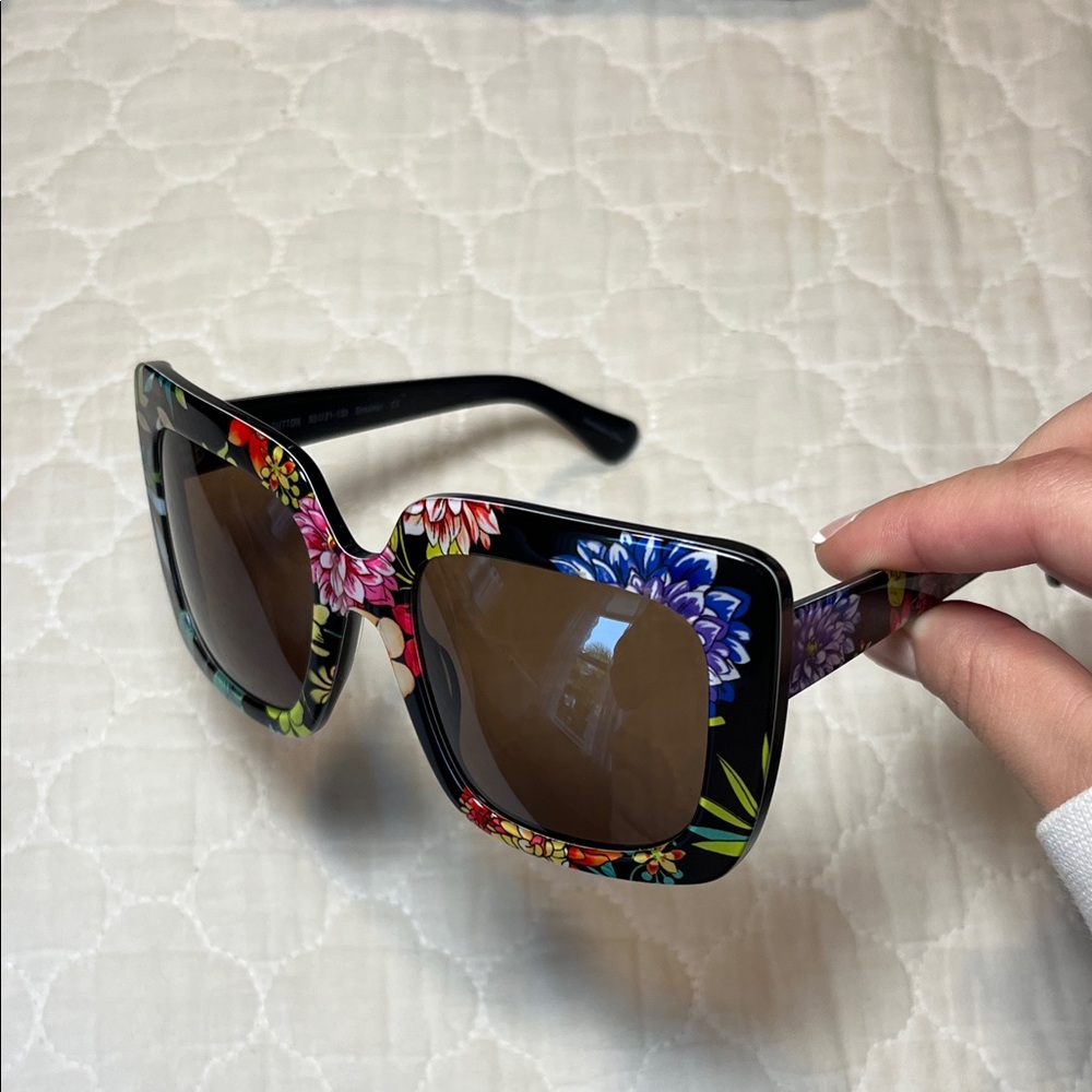 Johnny Was Floral Sunglasses Case - Picture 4 of 5